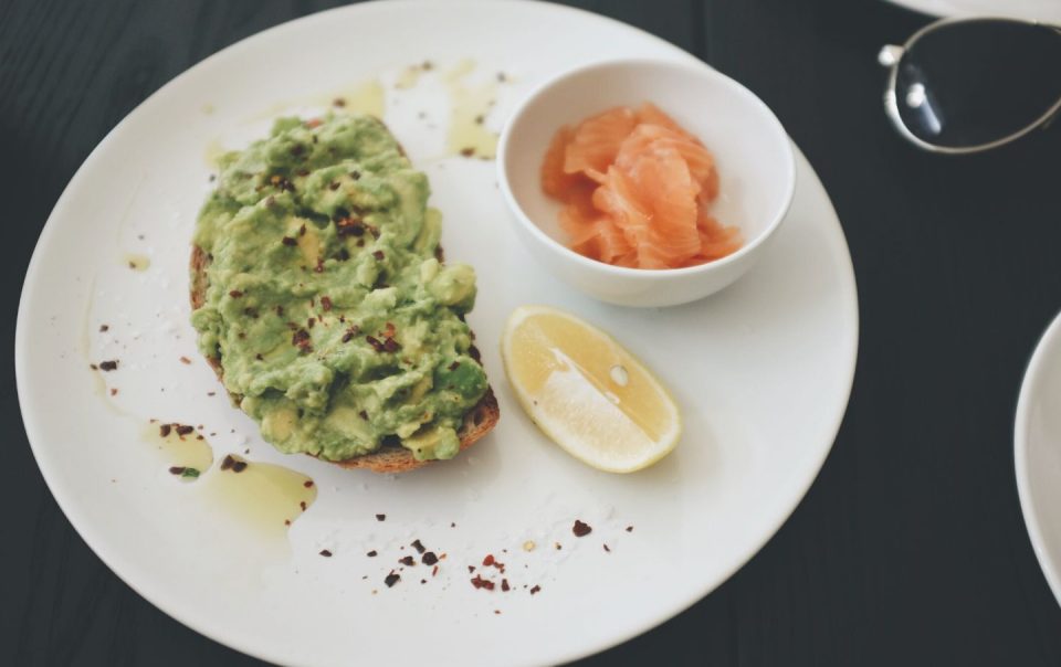 avocado toast on plate