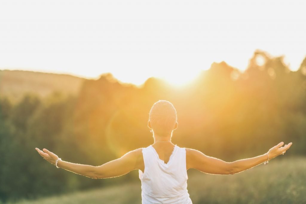 acceptance, letting go, accepting the positive with open arms