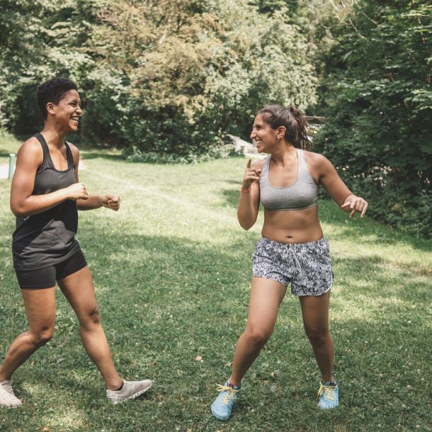 women working out