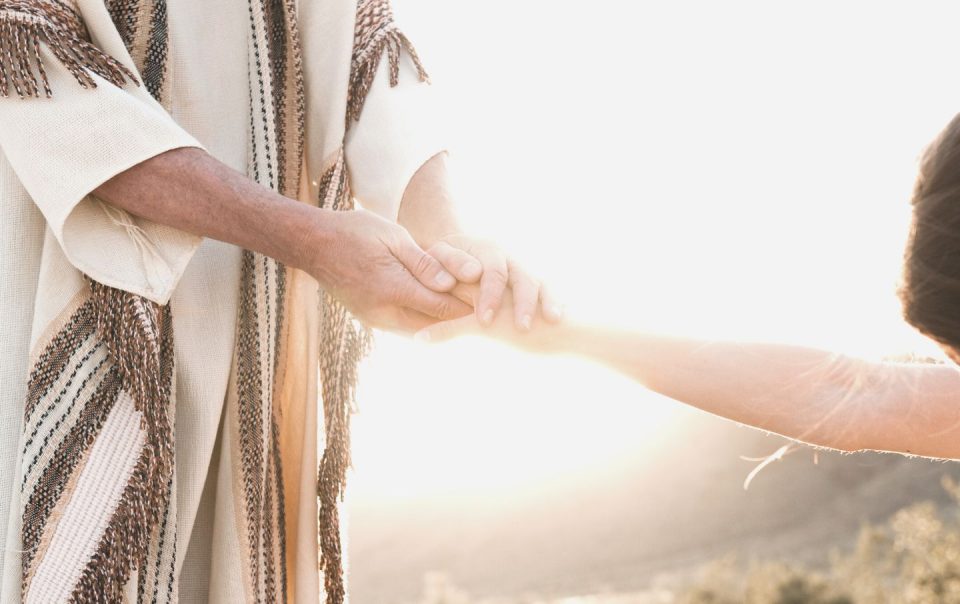 Jesus comforting