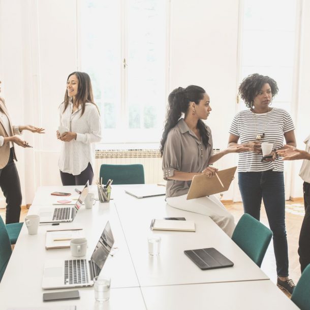 women working in office
